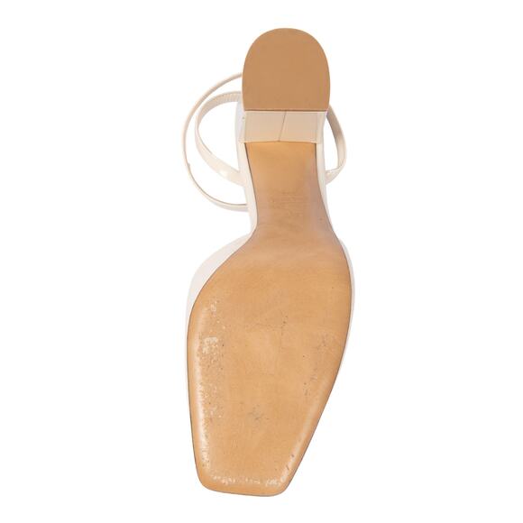 VALENTINO GARAVANI White Patent Leather One Stud 90 Pump Heels Size 41.5 US 11.5 - Picture 10 of 10